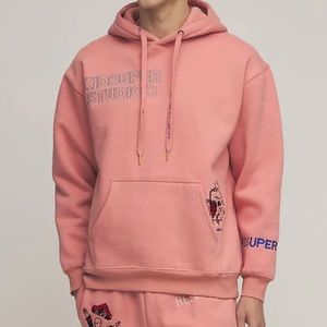 Kid Super Studios pink hoodie